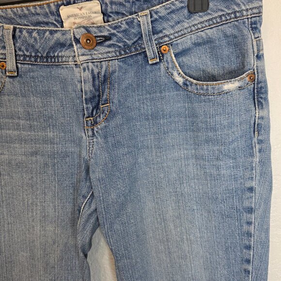 American Eagle Blue Jeans Women’s Size 10 Straight Leg Casual Denim - Picture 4 of 12
